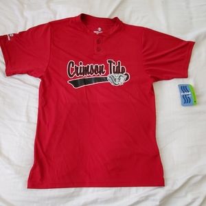 New With Tag Crimson Tide Licensed Henley -youth